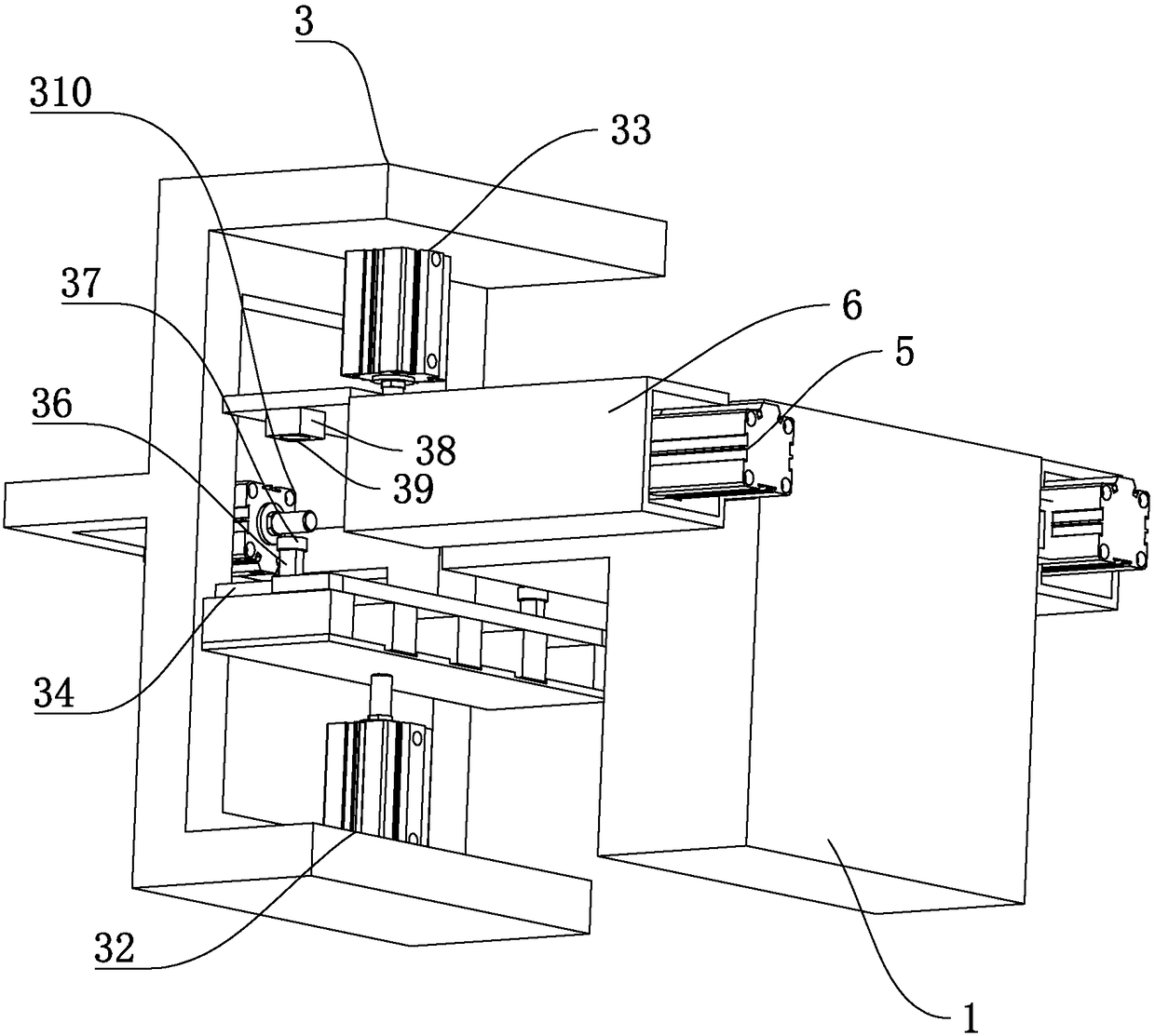 Quick feeding device for milling machine