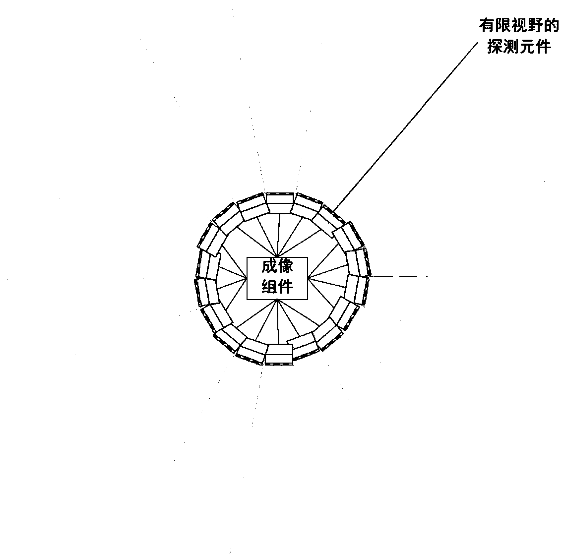 Monitoring device and method of radioactive material imaging based on multi-detector