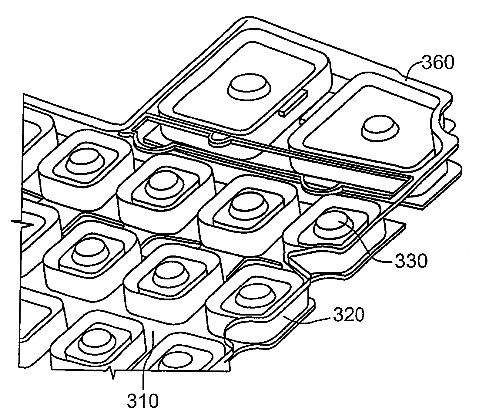 Keypad with water and dust protection