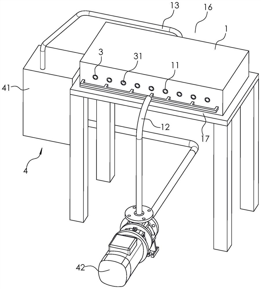 A texturing machine cooling device