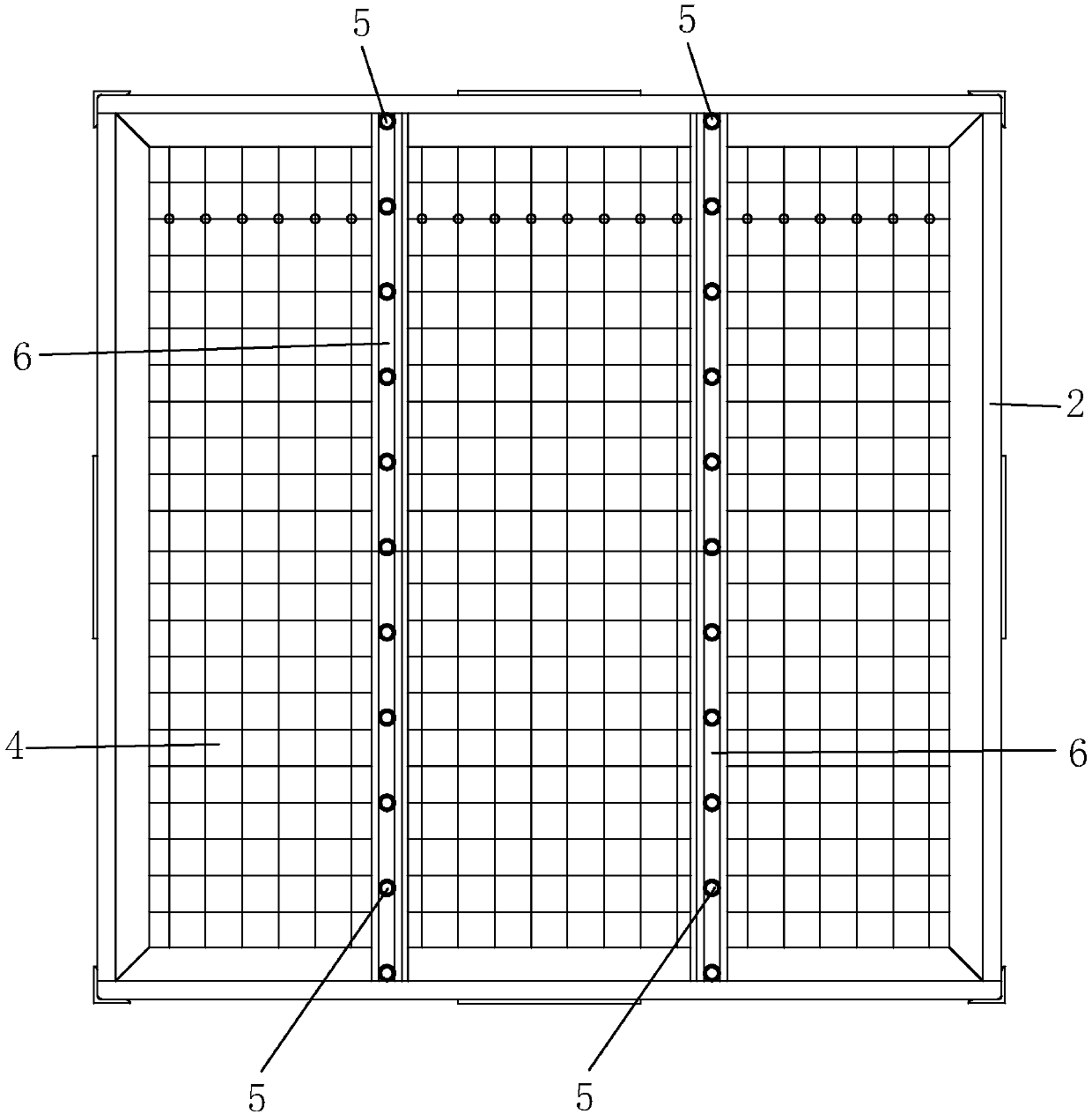 A drying frame for non-metallic mineral shaped filter cake