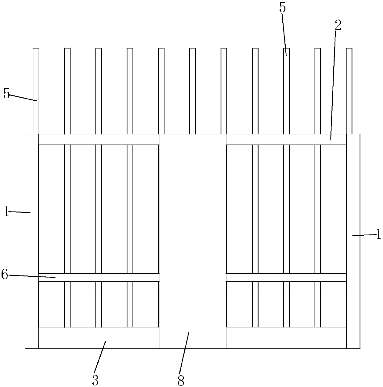 A drying frame for non-metallic mineral shaped filter cake