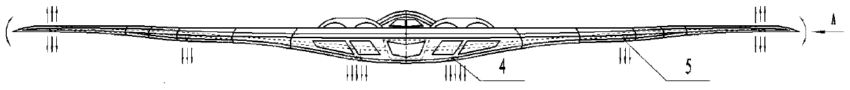 Low-temperature invisible multi-nozzle aircraft