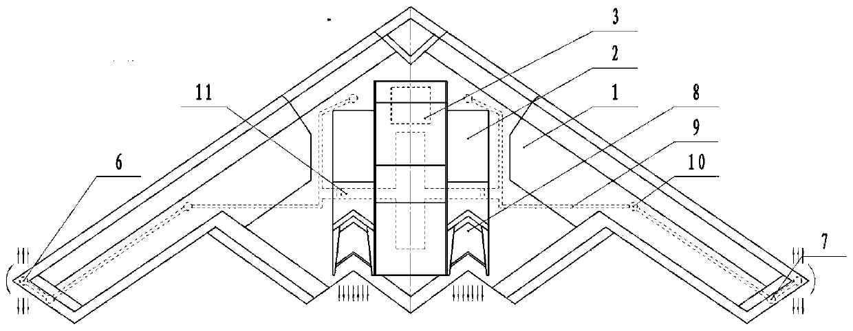 Low-temperature invisible multi-nozzle aircraft