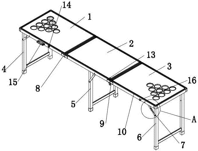 A multifunctional box-type game table