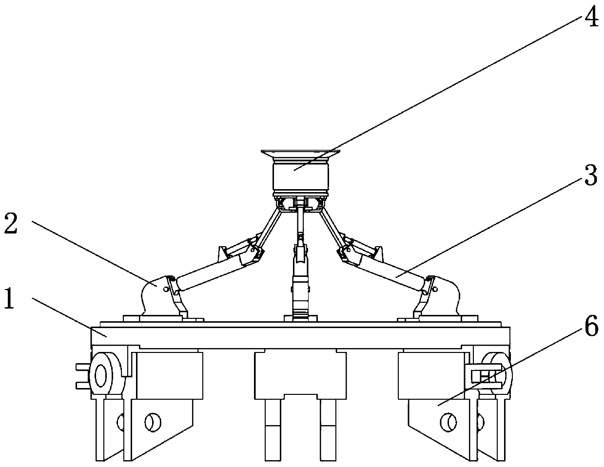 Hoisting mechanical assembly based on atmospheric pressure vacuum adsorption