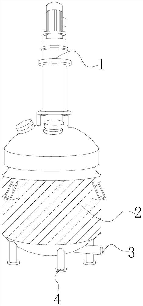 Industrial chemical reaction kettle