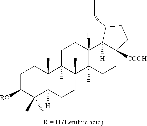 Novel betulin derivatives, preparation thereof and use thereof