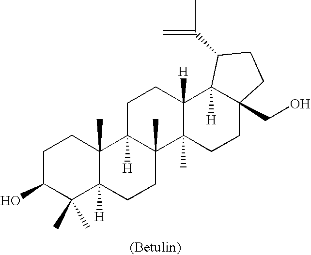 Novel betulin derivatives, preparation thereof and use thereof