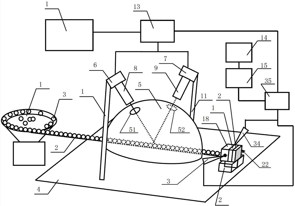 Vision-based steel ball surface defect detection apparatus and detection method