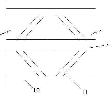 A roof steel truss sliding track and disassembly method