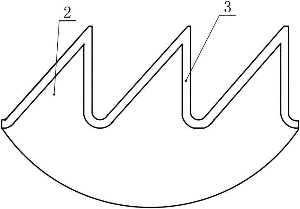 Metal circular saw blade and preparation method thereof