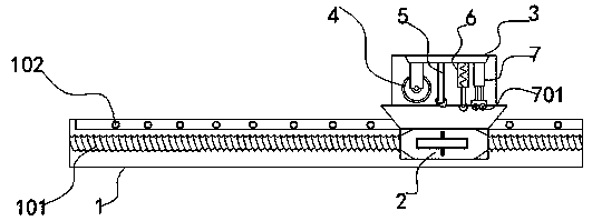 A paint-free door laminating machine