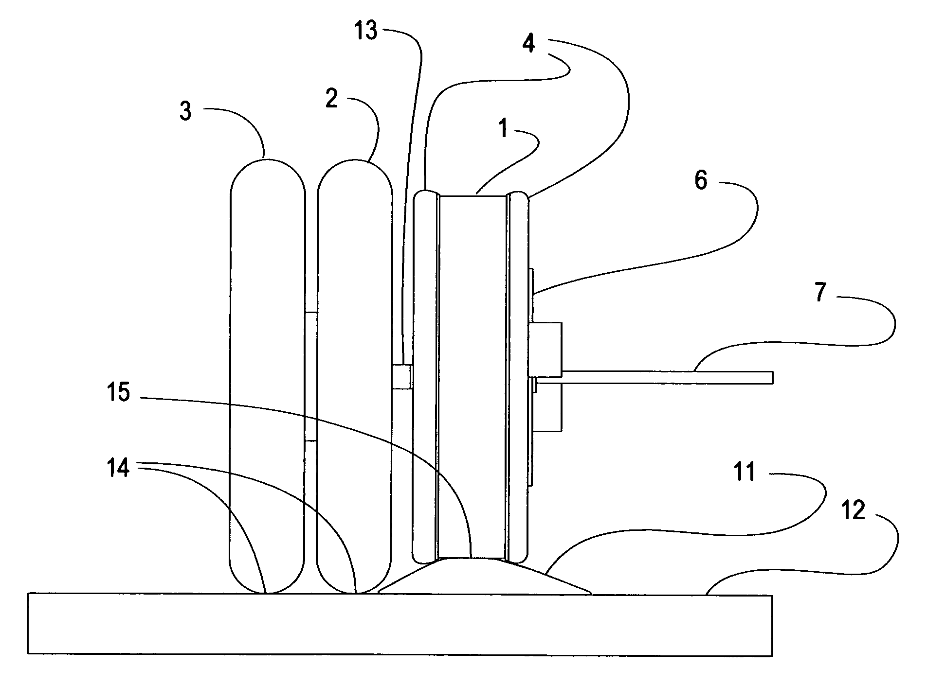 Hybrid wheel and hybrid roadway