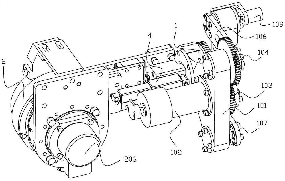 An elbow joint rehabilitation drive device and elbow joint rehabilitation equipment