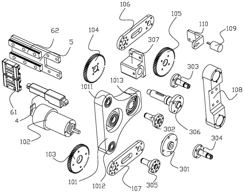 An elbow joint rehabilitation drive device and elbow joint rehabilitation equipment