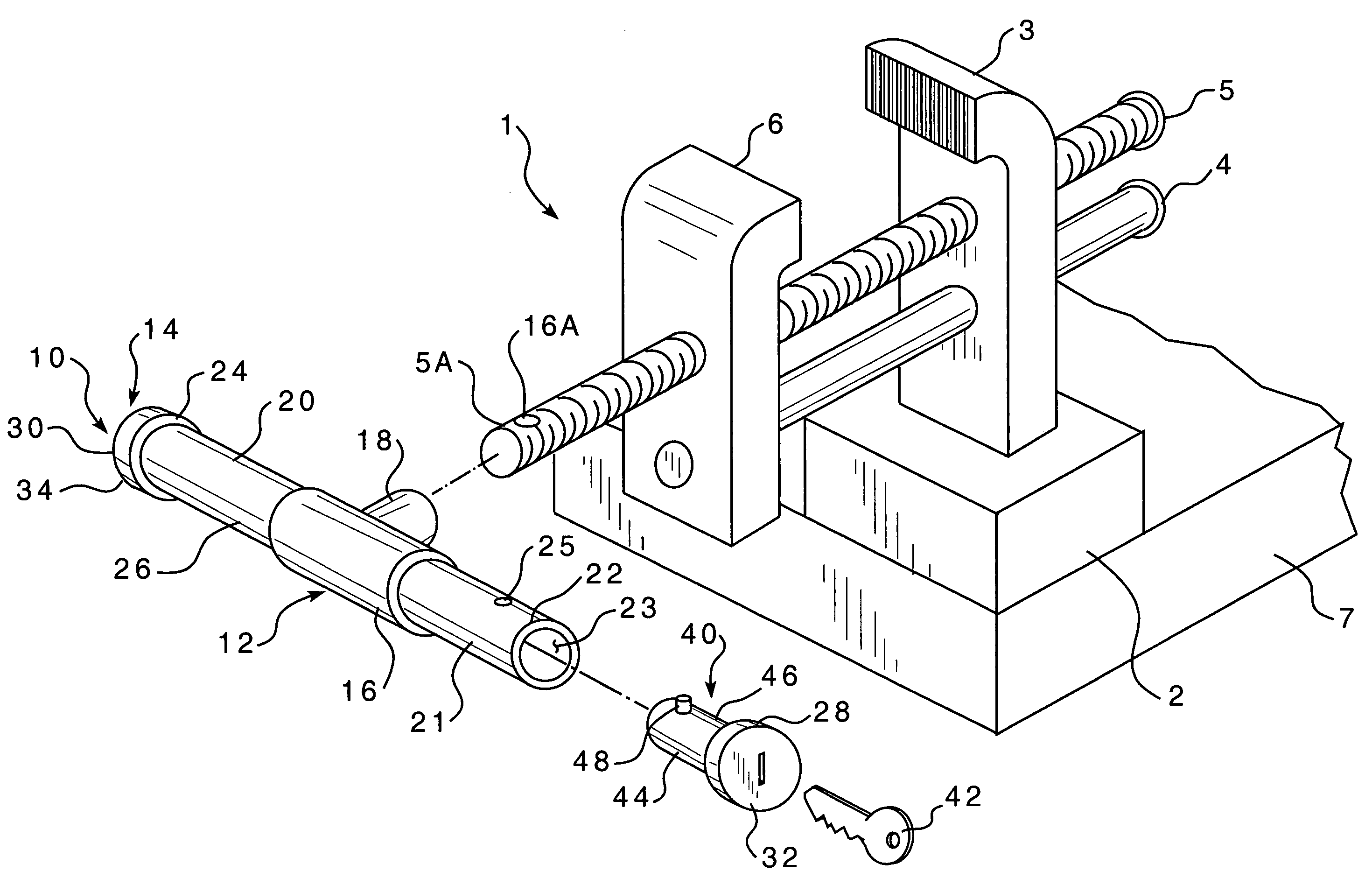 Removable vise handle