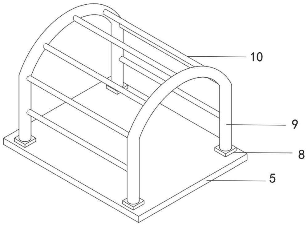 Continuous beam bridge suitable for tunnel to pass through huge karst cave and construction technical method thereof