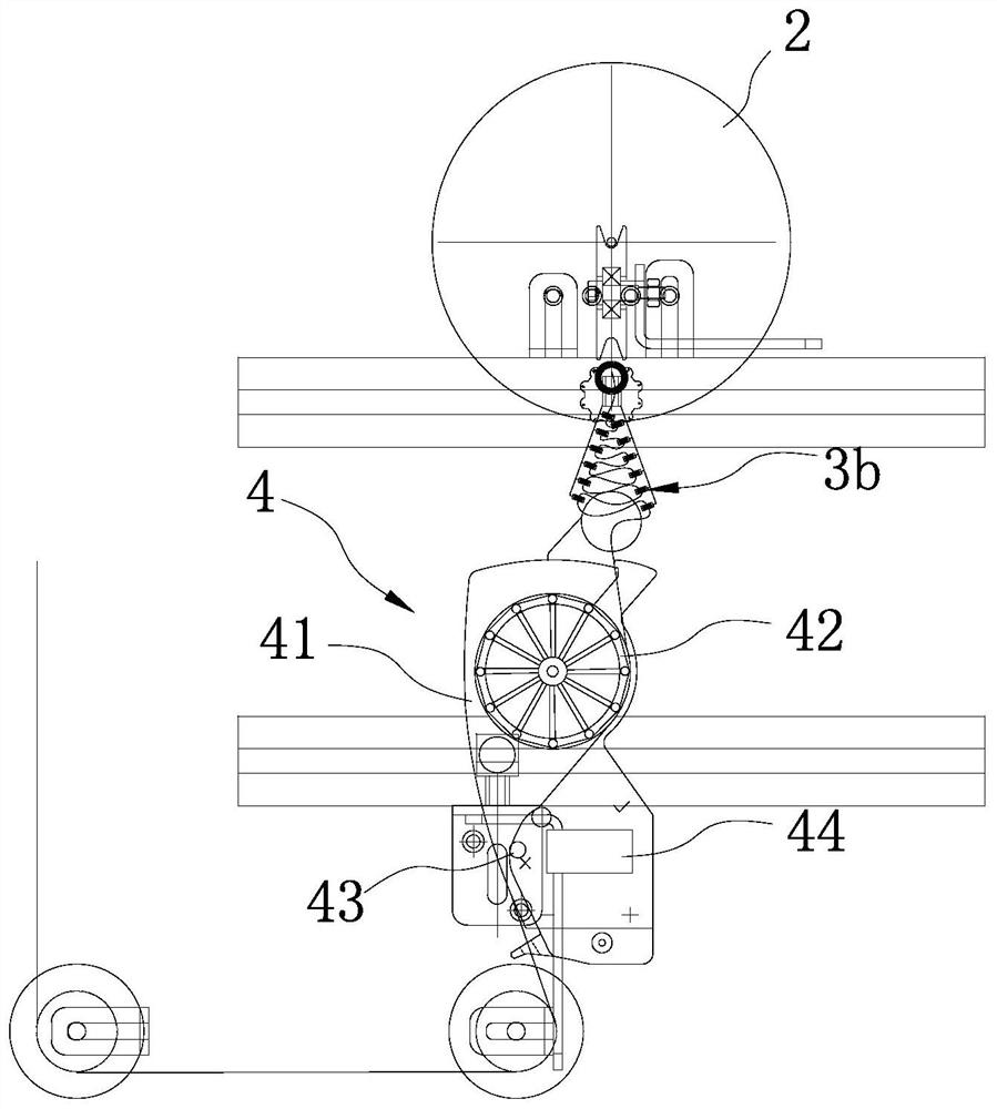 Full-automatic datamation constant-tension tailing-free automatic roll changing and unwinding control system