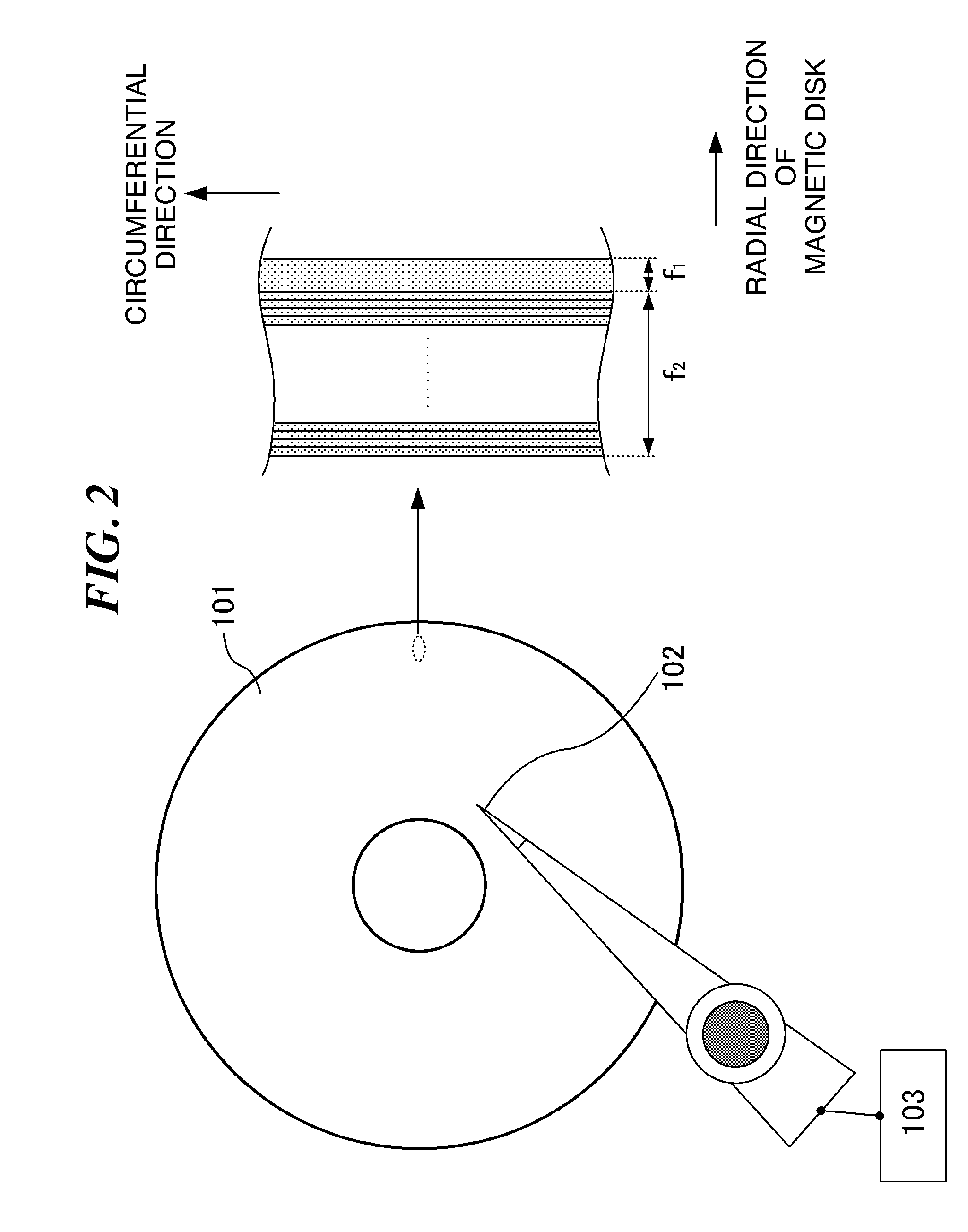 Apparatus of single write magnetic disc