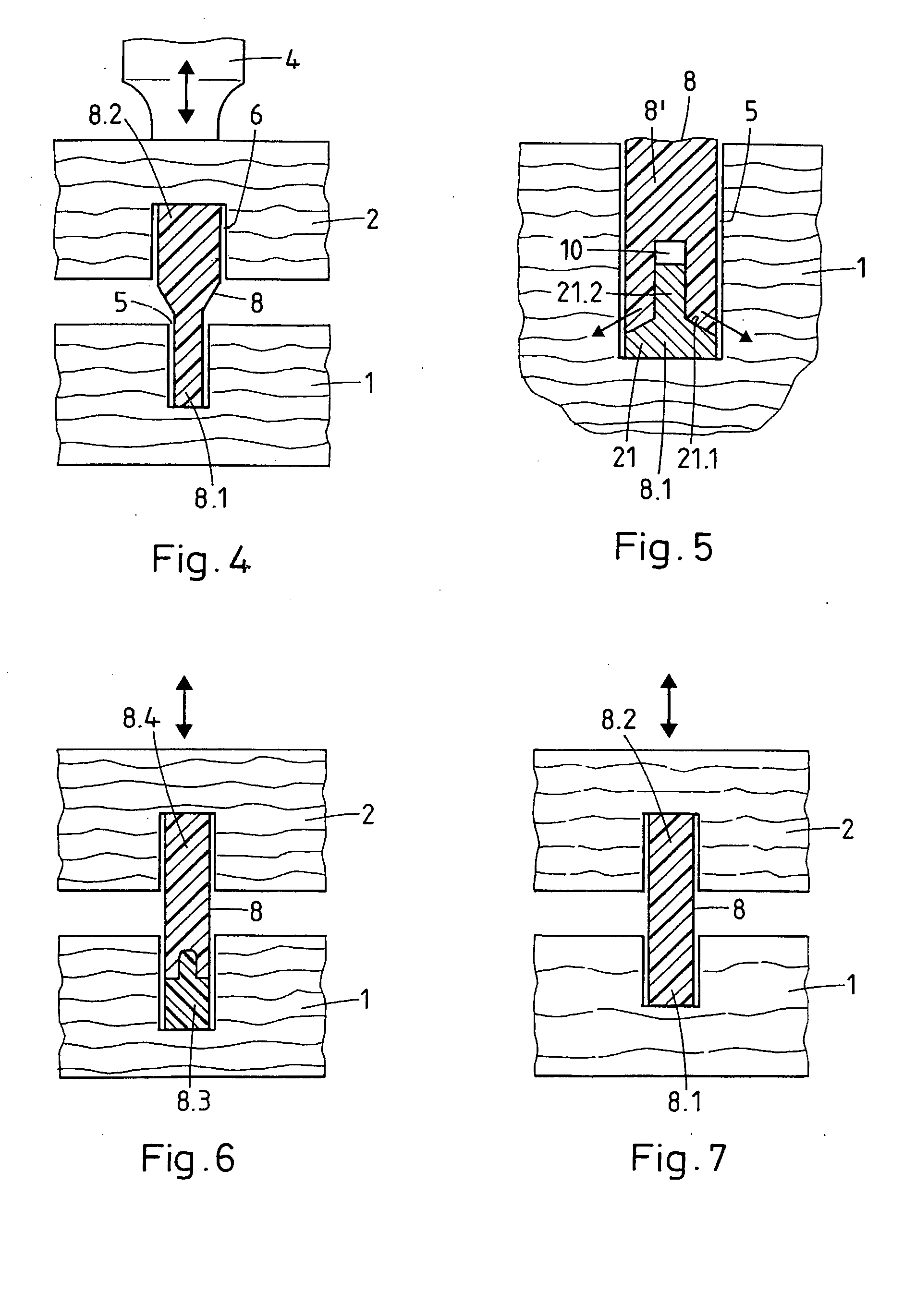 Method for Joining Two Objects and Corresponding Joining Element