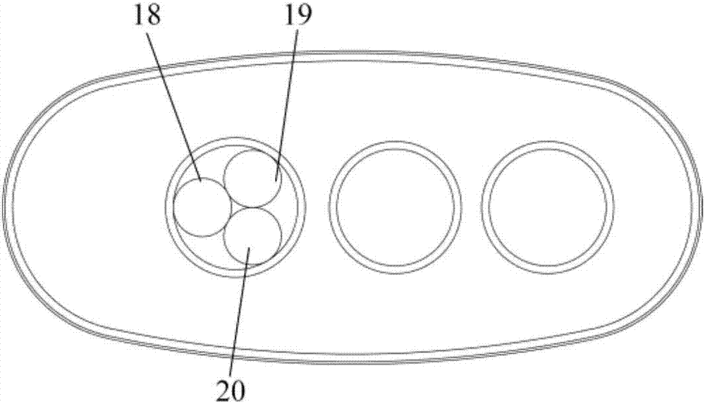 Muffler provided with double exhaust pipes