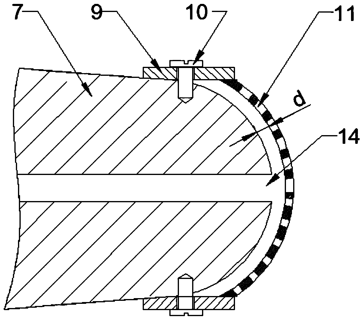 A Witoshinski linear low-frequency ultrasonic large-angle multiple atomization nozzle