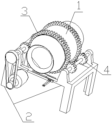 Portable concrete stirring tank