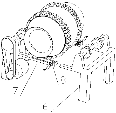 Portable concrete stirring tank