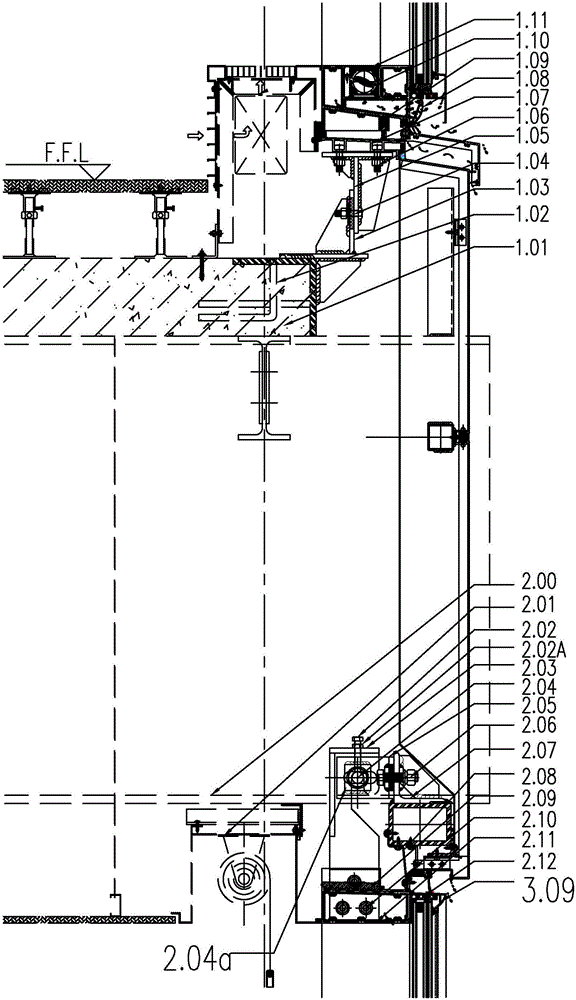 Broken Bridge Thermal Insulation Natural Ventilation Independent Unit Curtain Wall System