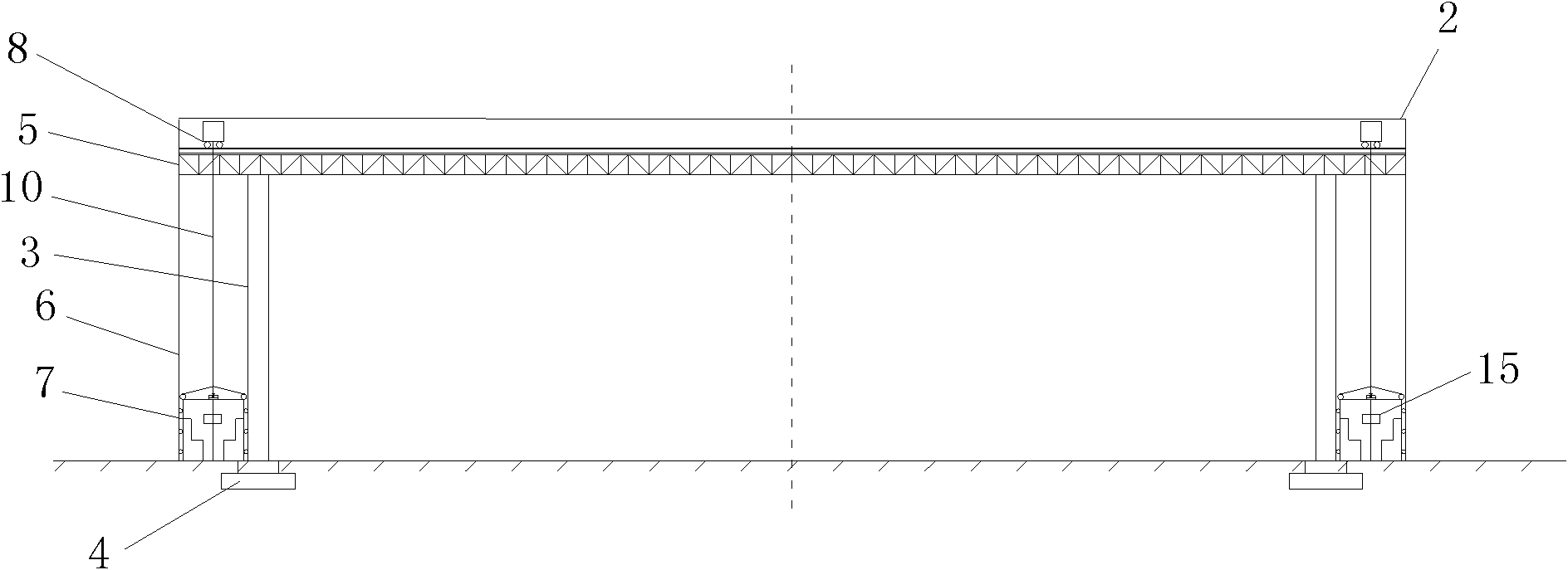 Pedestrian crossing machine