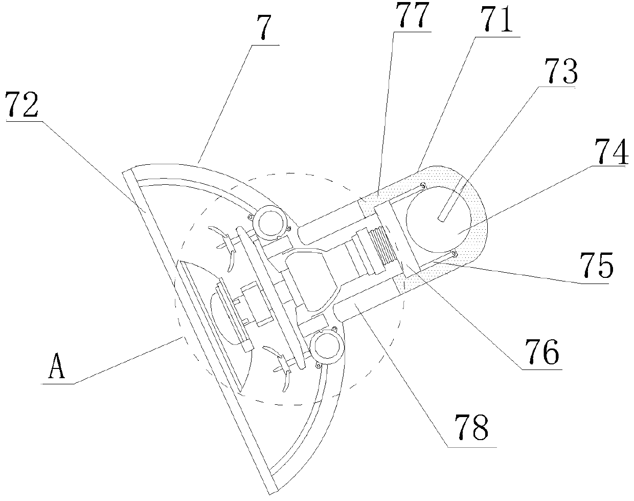 Quick-positioning high-follow-up automatic light following system