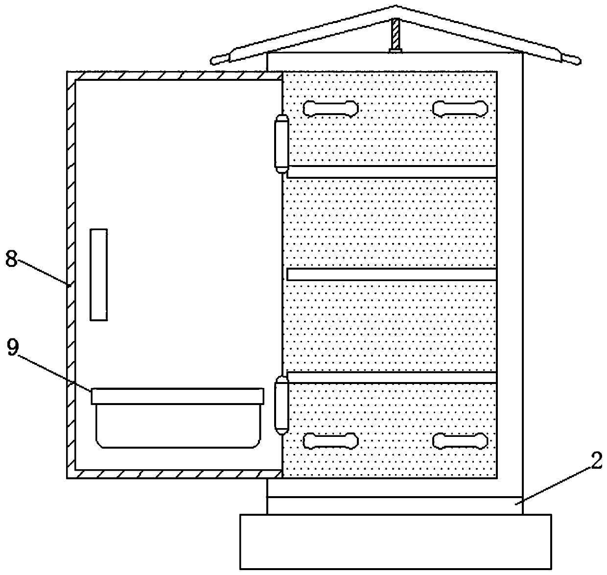 Multifunctional electrical box applied to construction site