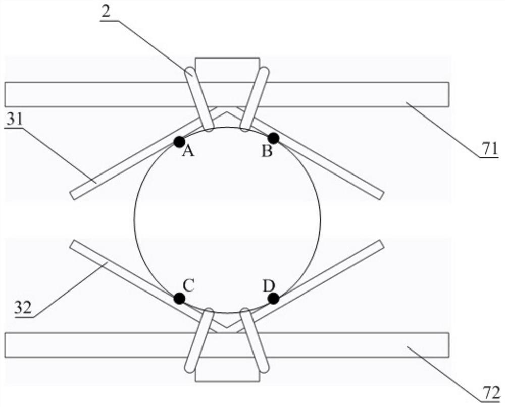 Device for testing the friction coefficient of outer surface of umbilical cable