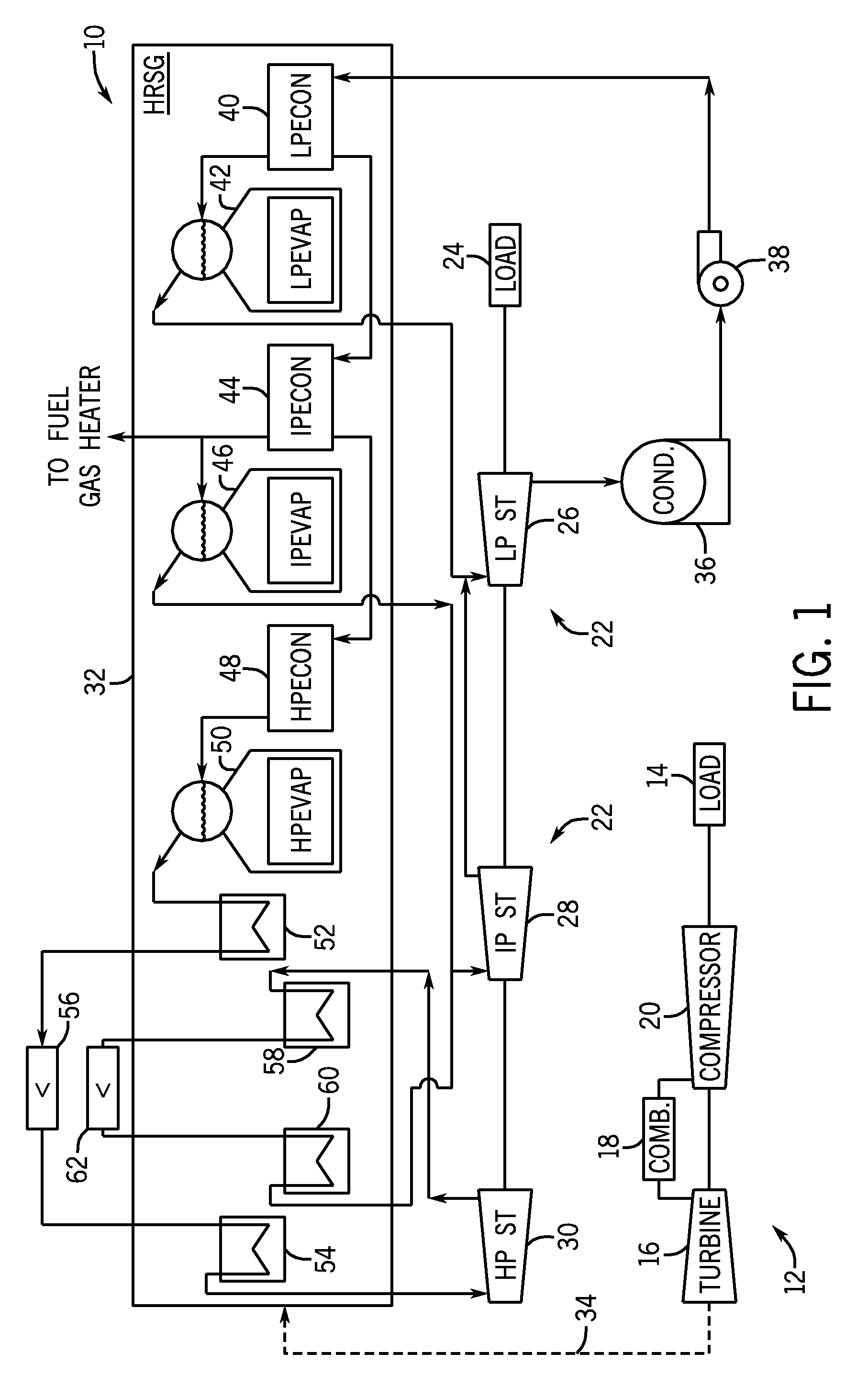 Apparatus for steam attemperation using fuel gas heater water discharge to reduce feedwater pump size