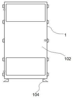 Distribution box with adjustable installation angle of electrical equipment