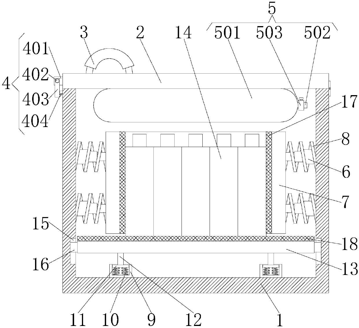 Protection device for storage battery