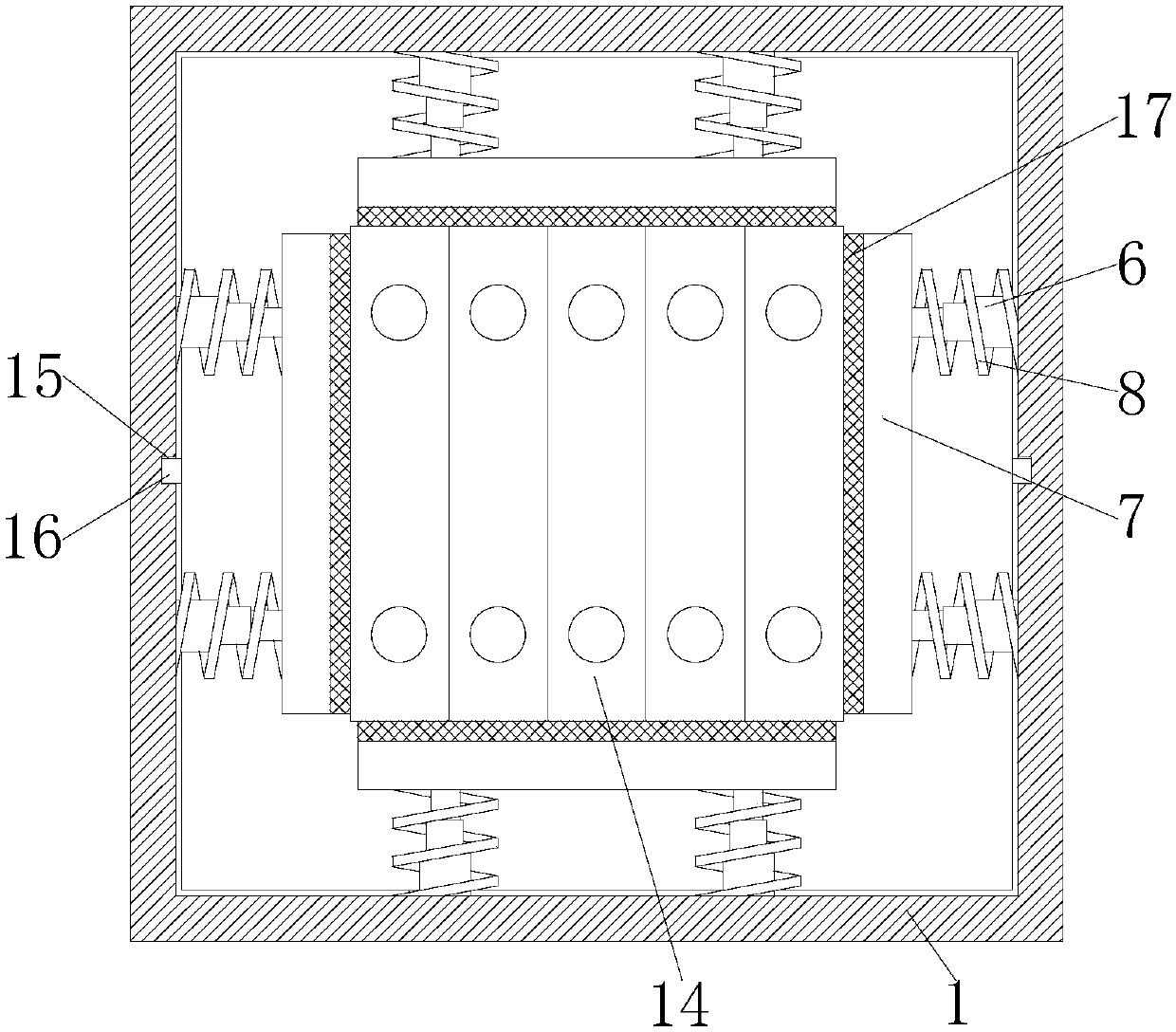 Protection device for storage battery