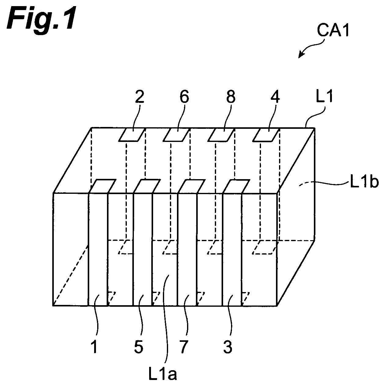 Multilayer capacitor array