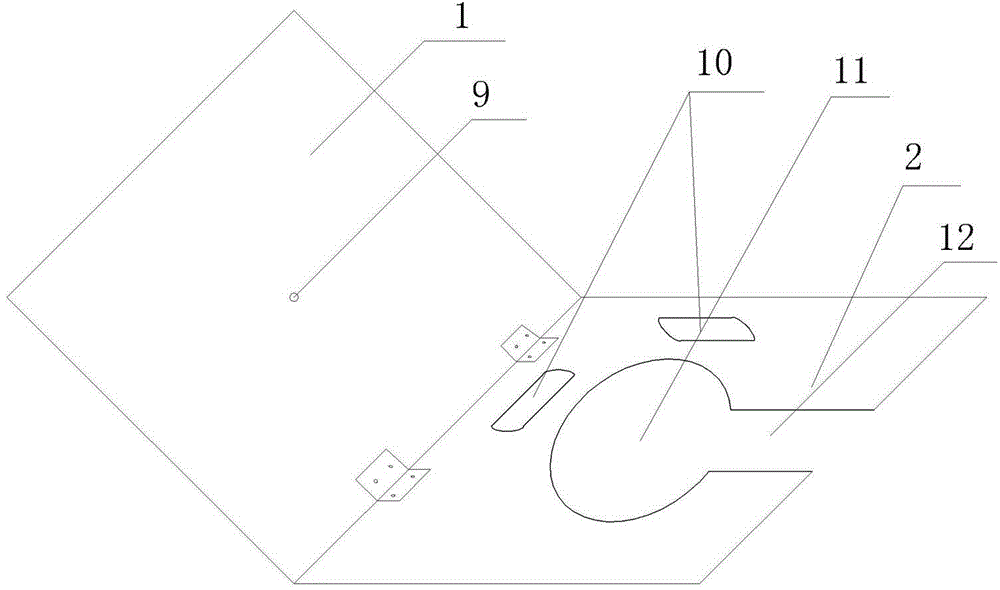 Device for measuring freezing borehole deflection