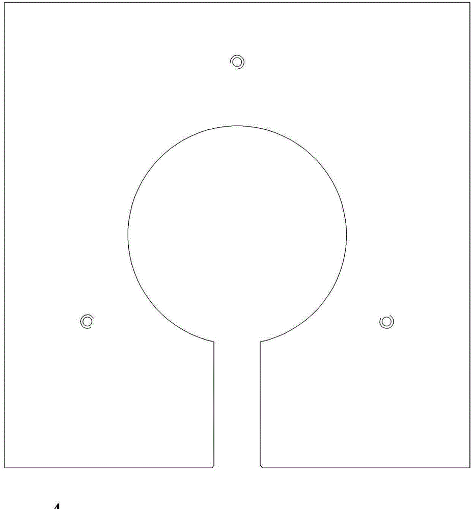 Device for measuring freezing borehole deflection