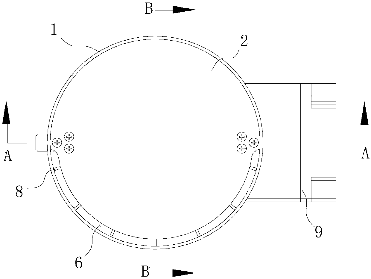 Check valve and central lampblack purifying equipment