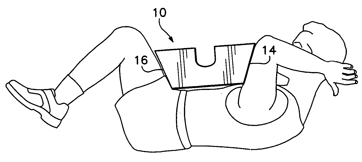 Abdominal exercise device