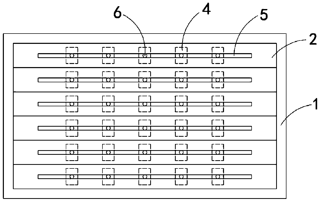 Textile needle seat with adjustable spacing