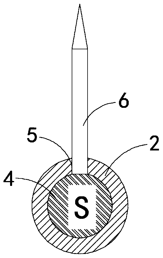 Textile needle seat with adjustable spacing