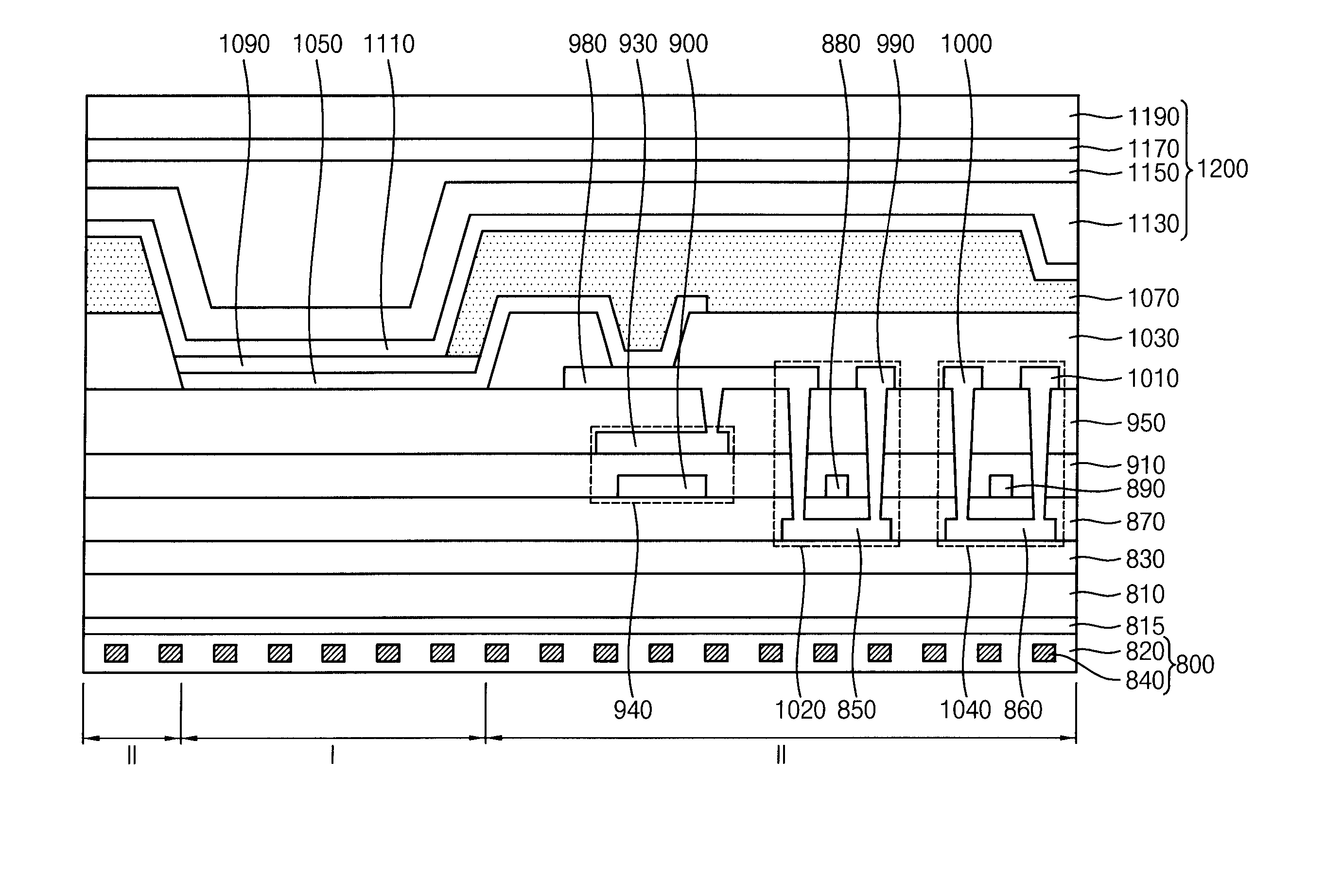 Protection structure and organic light emitting display device including the protection structure