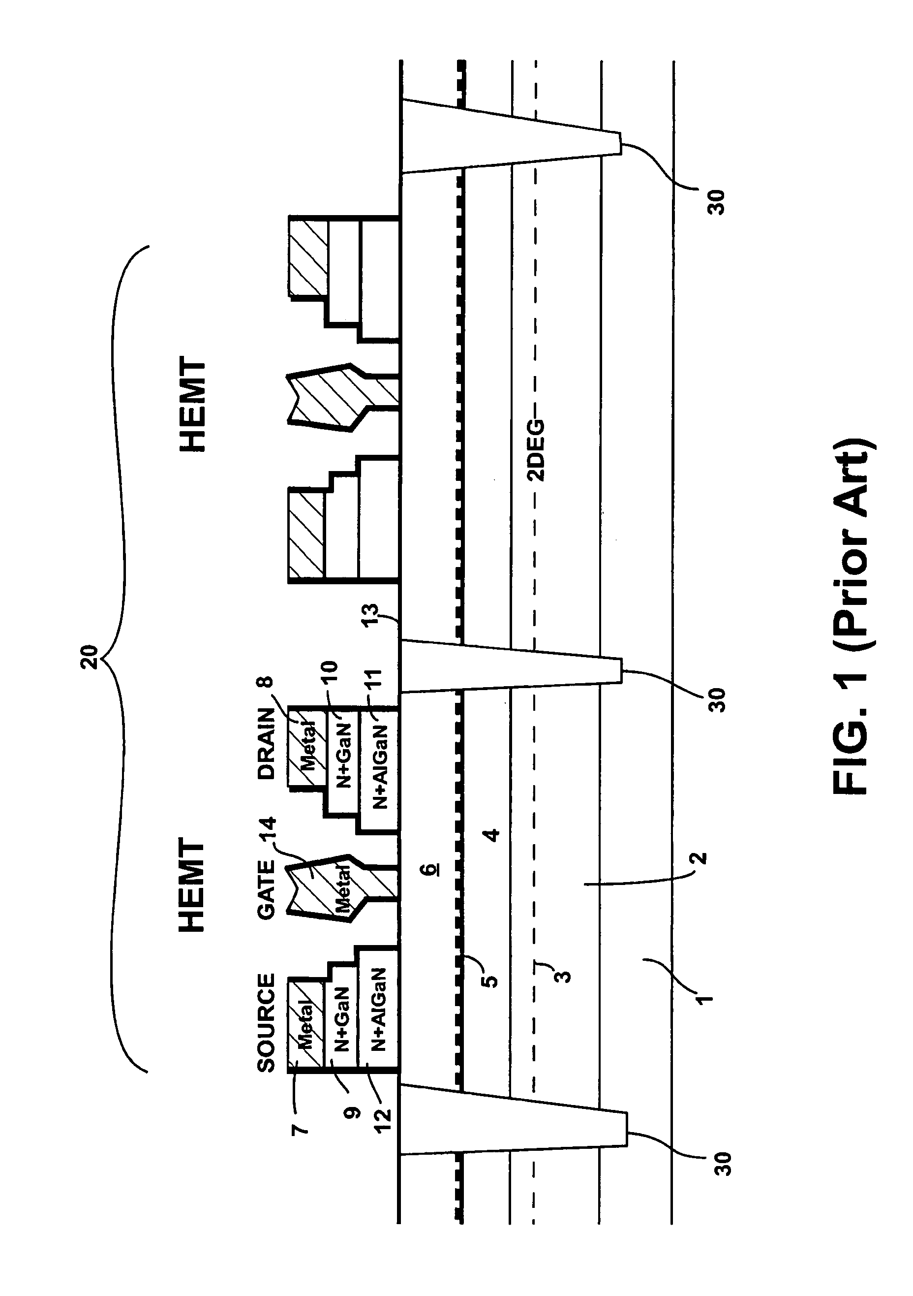 Integrated structure with transistors and Schottky diodes and process for fabricating the same