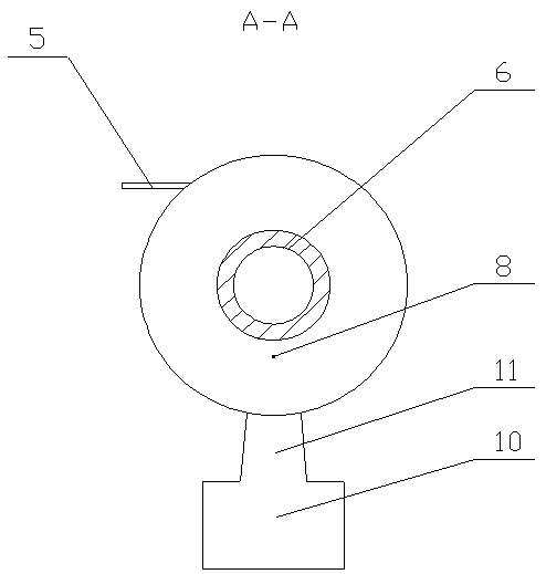 A powdered straw cleaning burner