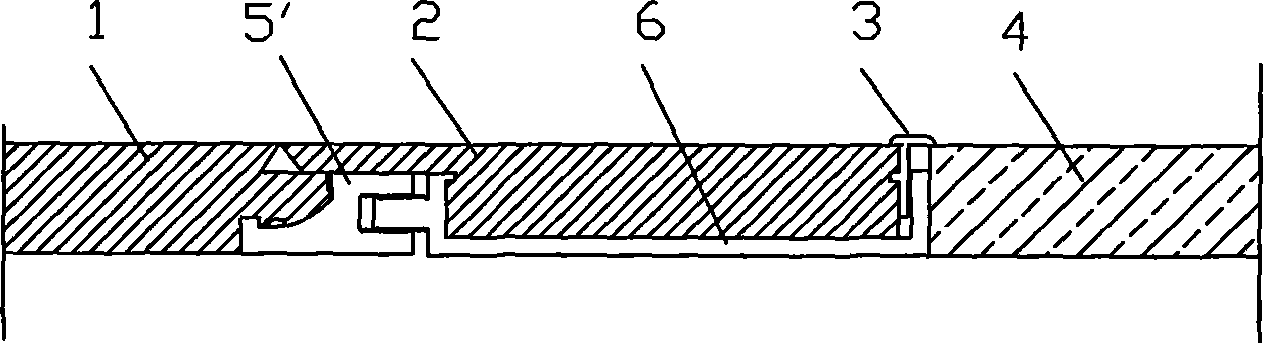 Combination floor and assembling method