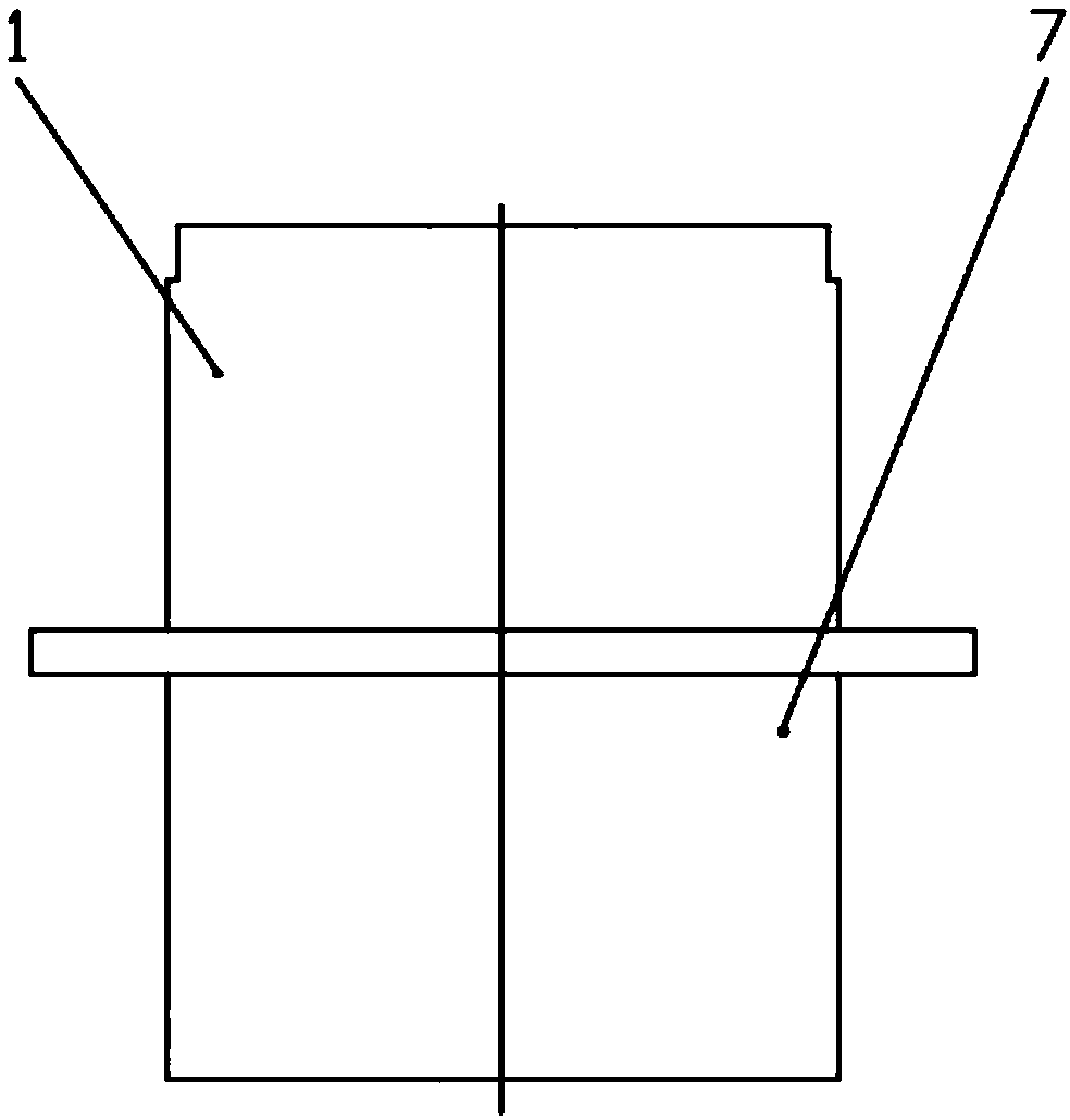 A suction disk-type electromagnet sealing magnetic conductivity structure